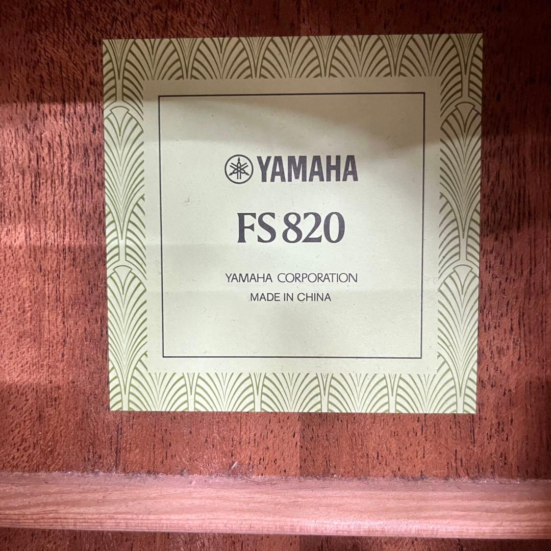 【9848】 YAMAHA FS820 アコースティックギター ヤマハ