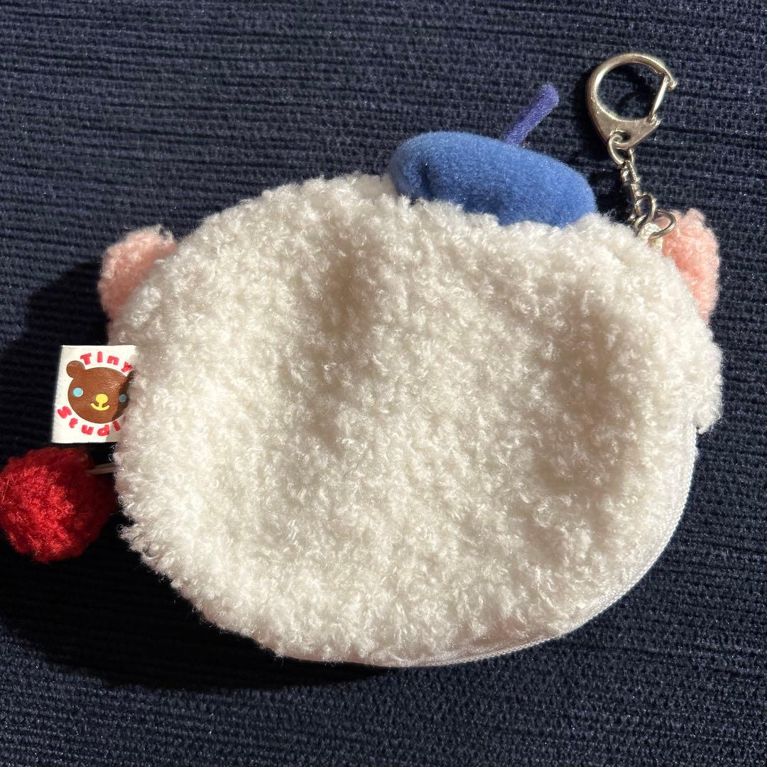 レトロ　モコモコ　Tiny Studio ベア　クマ　くまさん　ポーチ