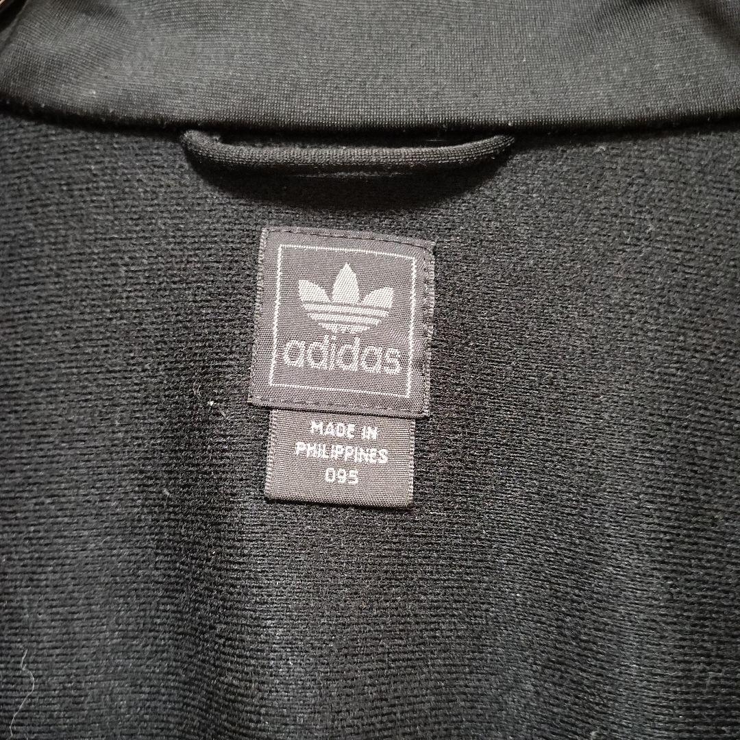 ★人気　アディダス　ジャージ　トラックジャケット　刺繍ロゴ　ラスタカラー　M