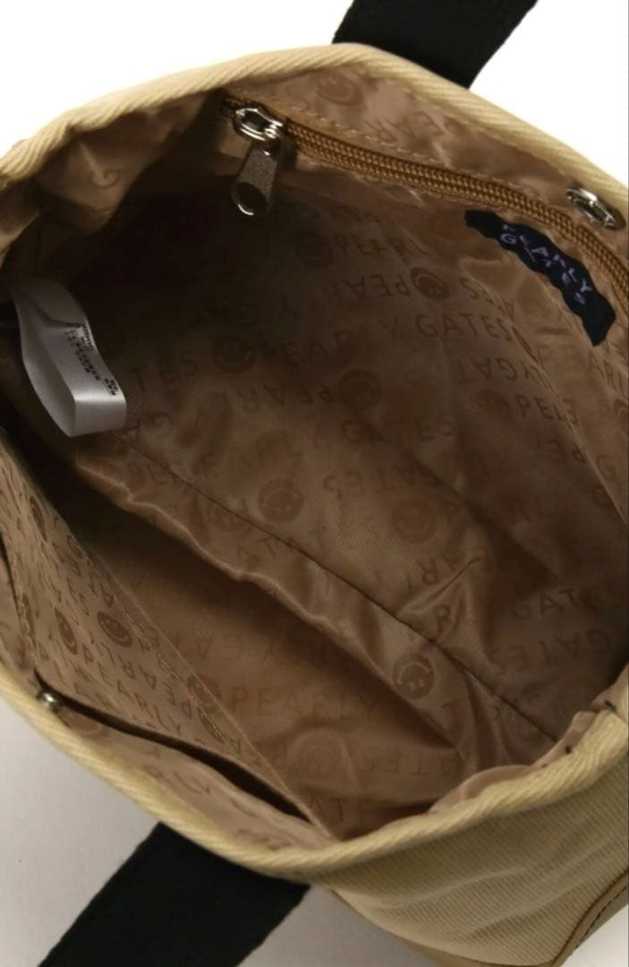 新品 PEARLY GATES カートバッグ ラビットカートBAG ベージュ