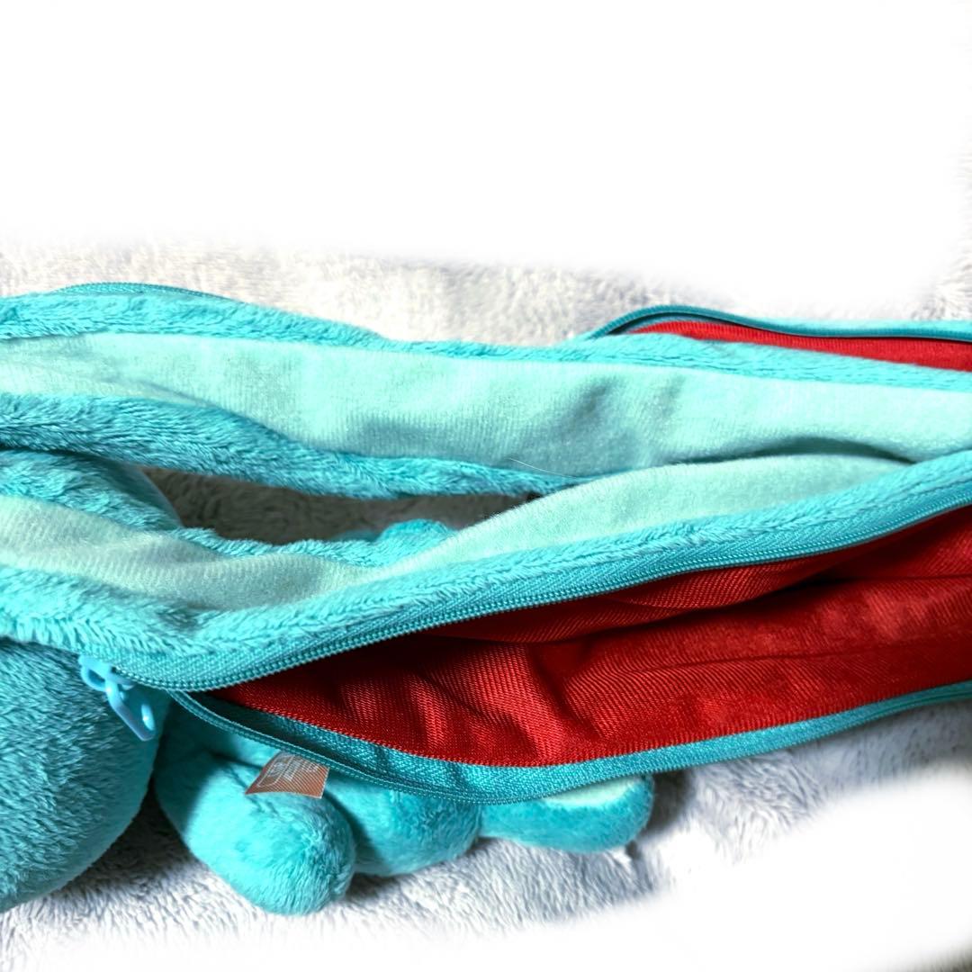 汎用うさぎ デュアルペンポーチ ターコイズ