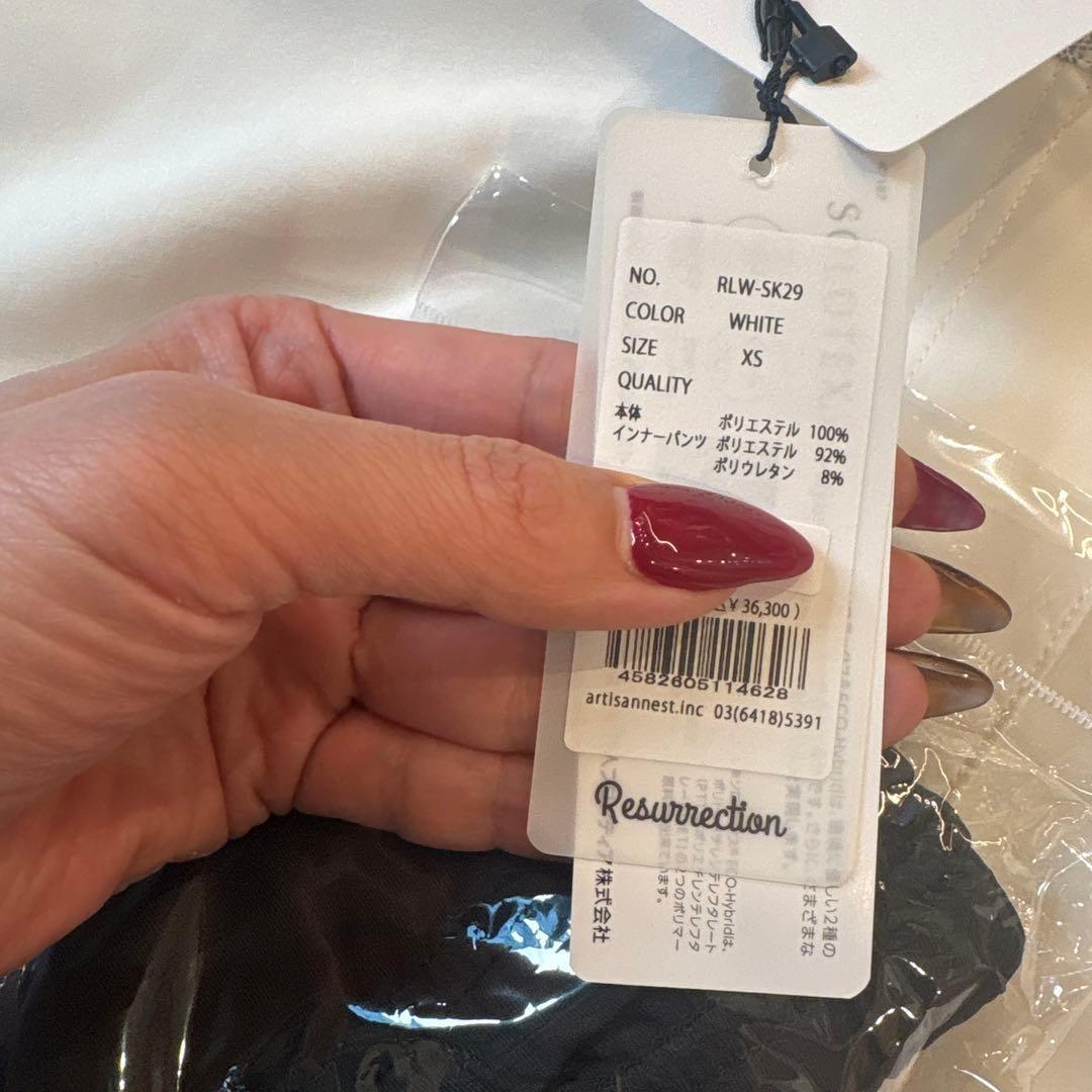 レザレクション ホワイトスカート レディース ゴルフ