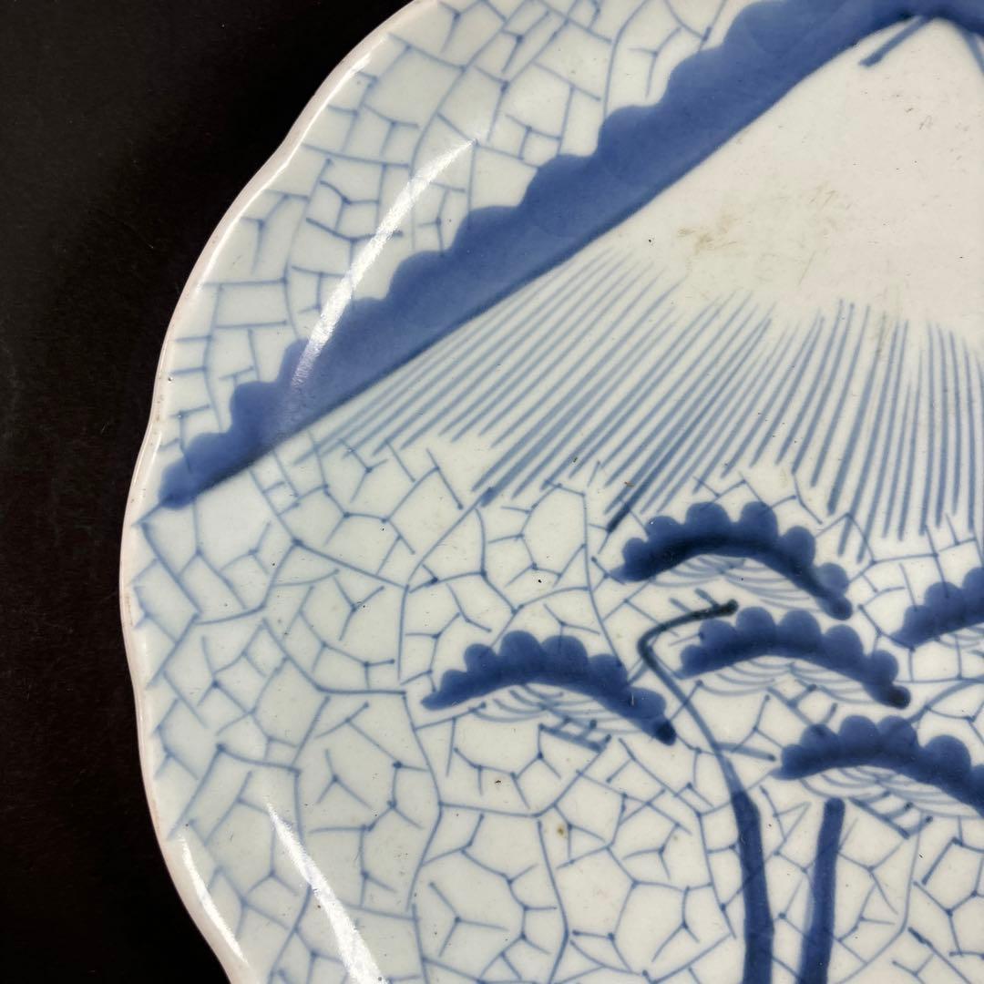 114 セール　富士山　染付　皿　伊万里　有田　九谷　鍋島