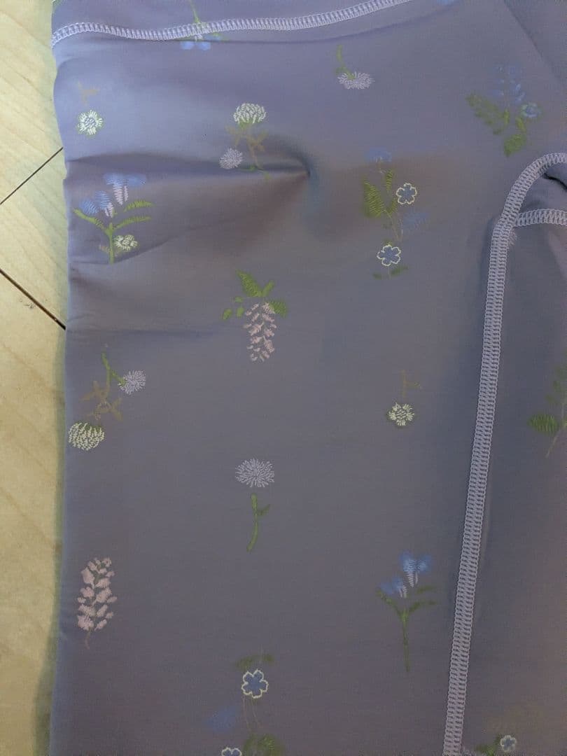 花柄ラベンダーヨガレギンス