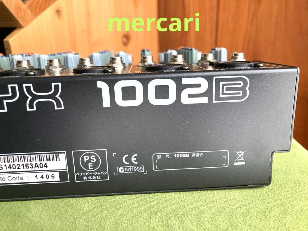 BEHRINGER XENYX 1002B 10chアナログミキサ－ 電池駆動