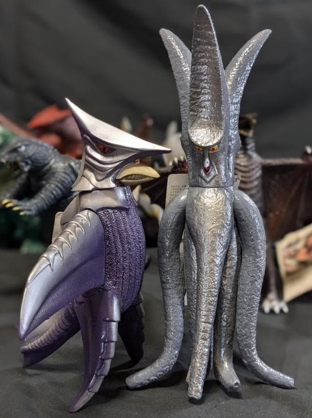 昭和～平成ガメラ＆対戦怪獣（バンダイ）ソフビ タグ付コンプリート17体セット