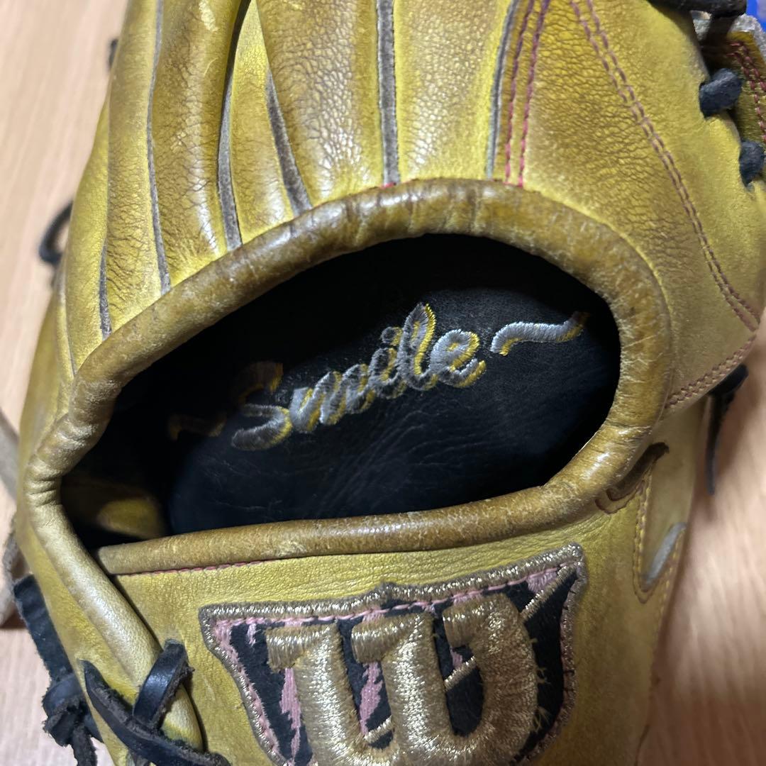 Wilson 硬式グローブ イエロー