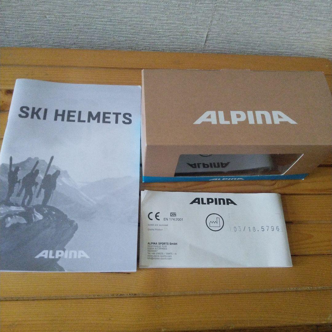 アルピナ　スキーヘルメット　51〜55サイズ ゴーグル