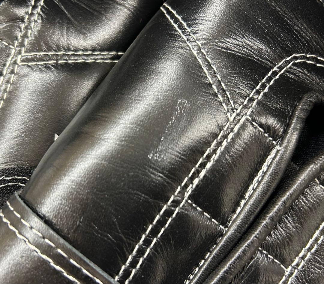 プライズリング　ボクシンググローブ　本革製　14oz 黒