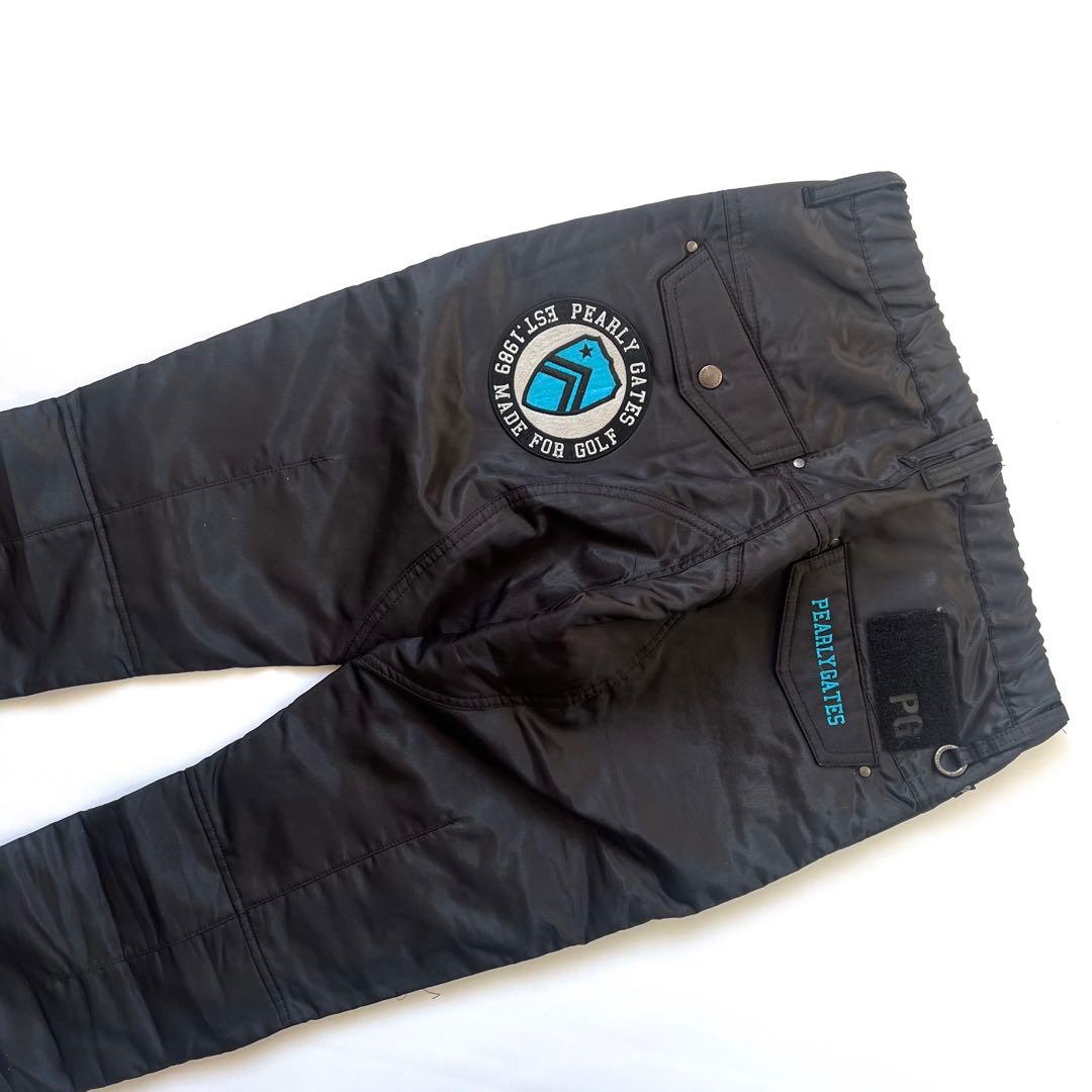 Pearly gates パーリーゲイツ　ワッペン　中綿　パンツ　ナイロン　M