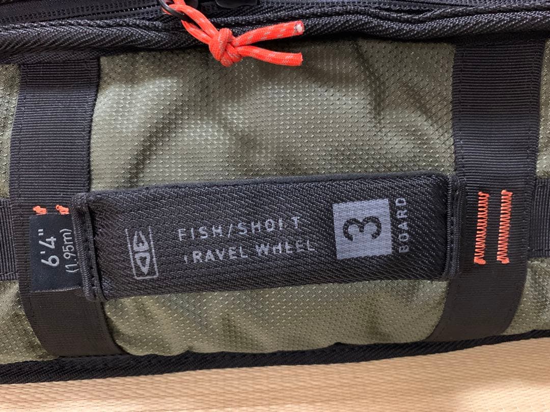 オーシャン&アース 3本用 ウィール付きトラベルケース 6.4ft ハードケース