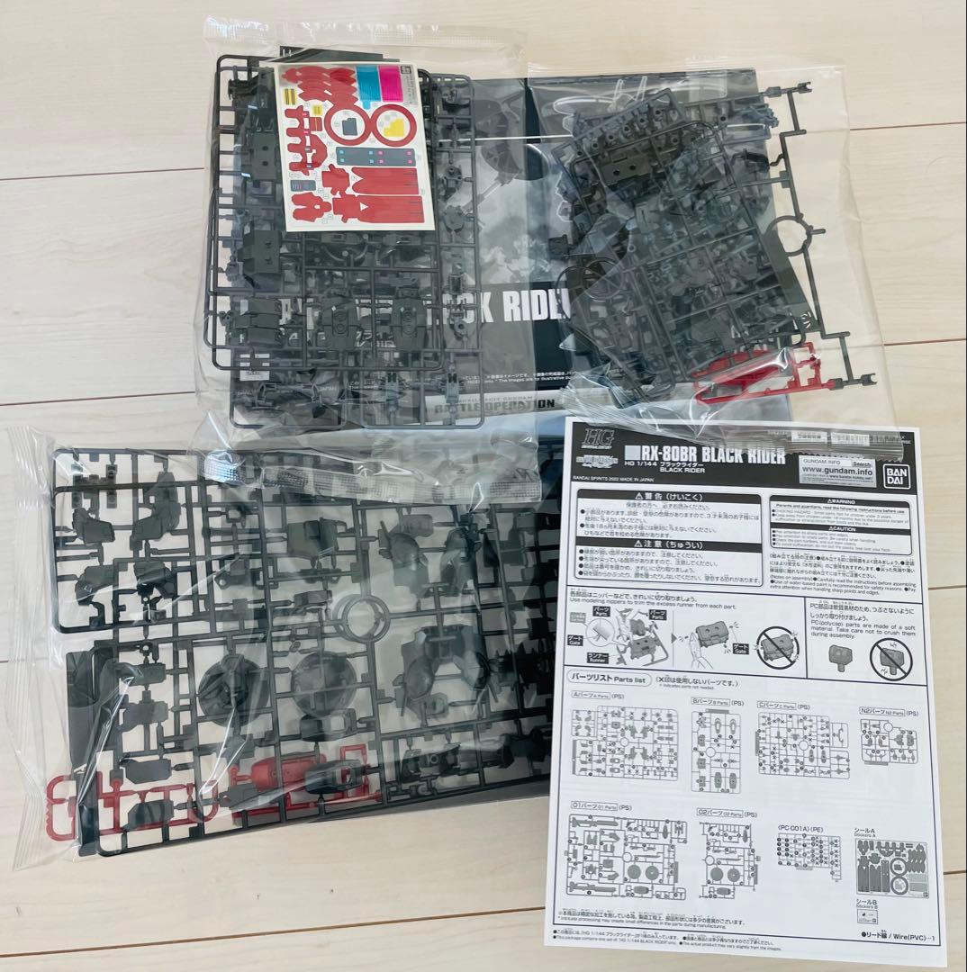 HG RX-80BR BLACK RIDER & WHITE RIDER 2体
