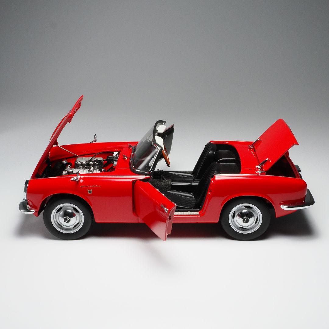 オートアート 1/18 ホンダ S800 レッド