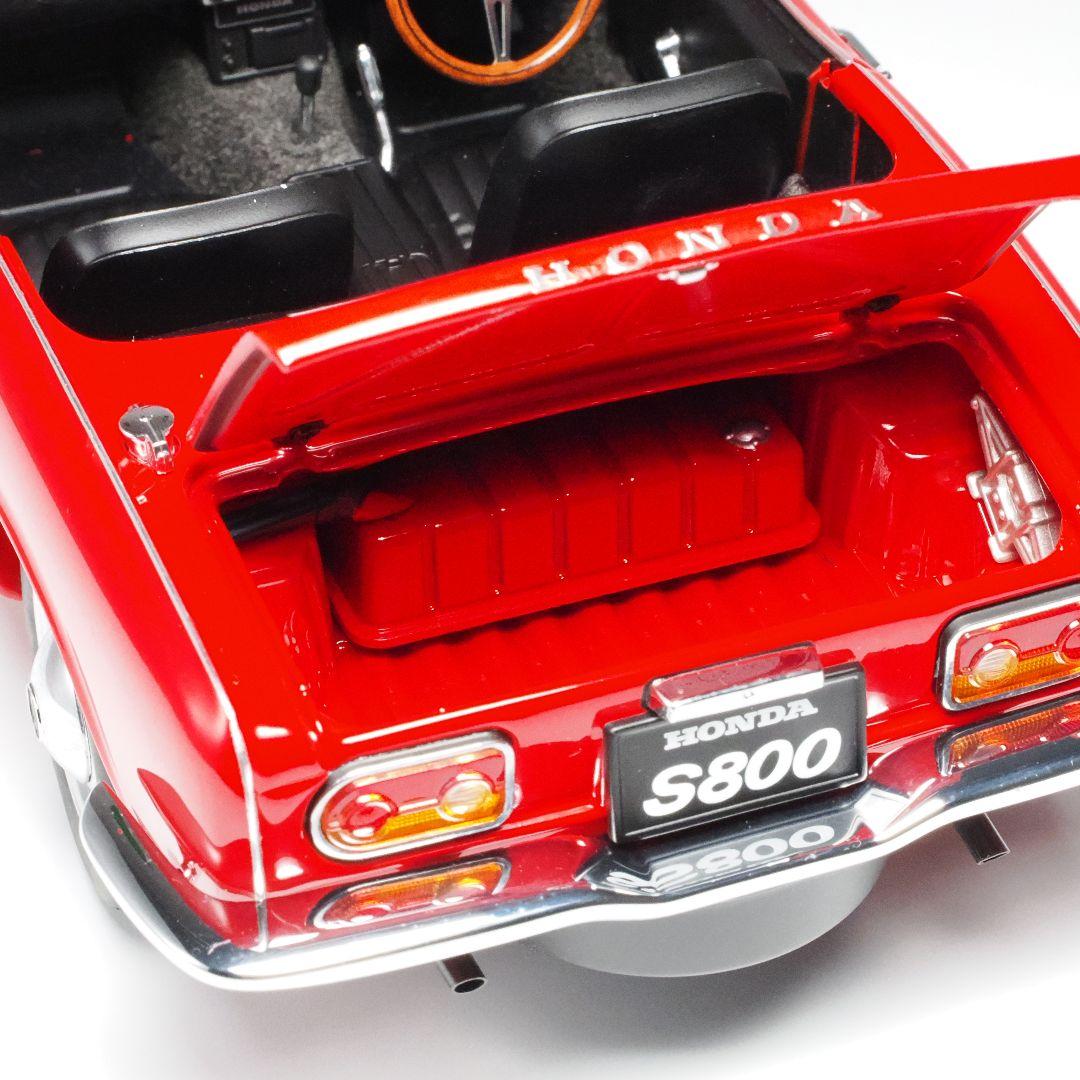 オートアート 1/18 ホンダ S800 レッド