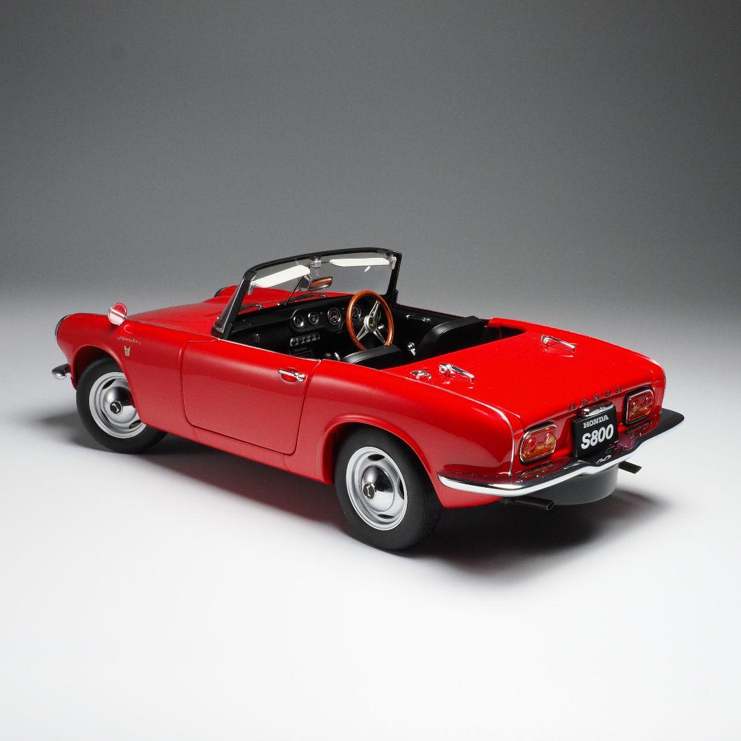 オートアート 1/18 ホンダ S800 レッド