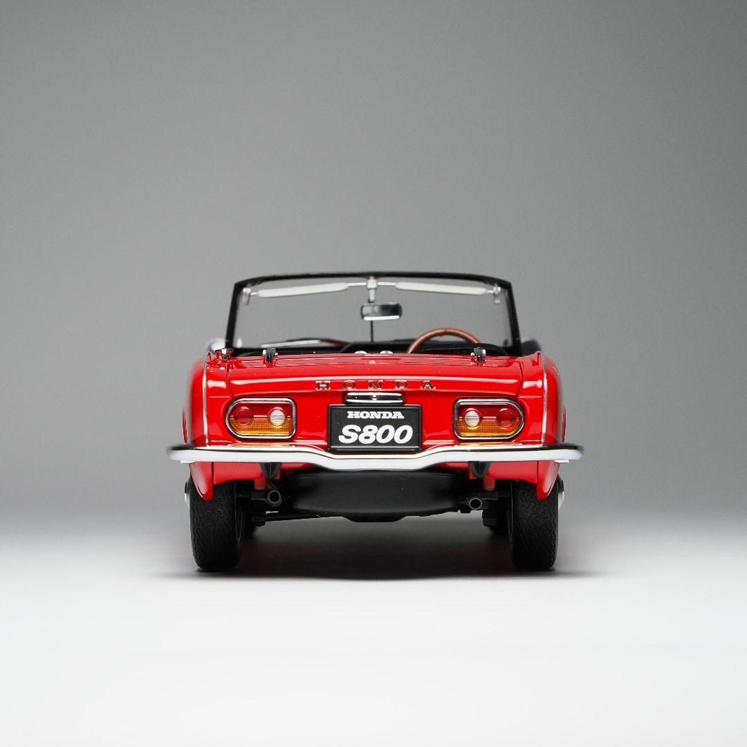 オートアート 1/18 ホンダ S800 レッド