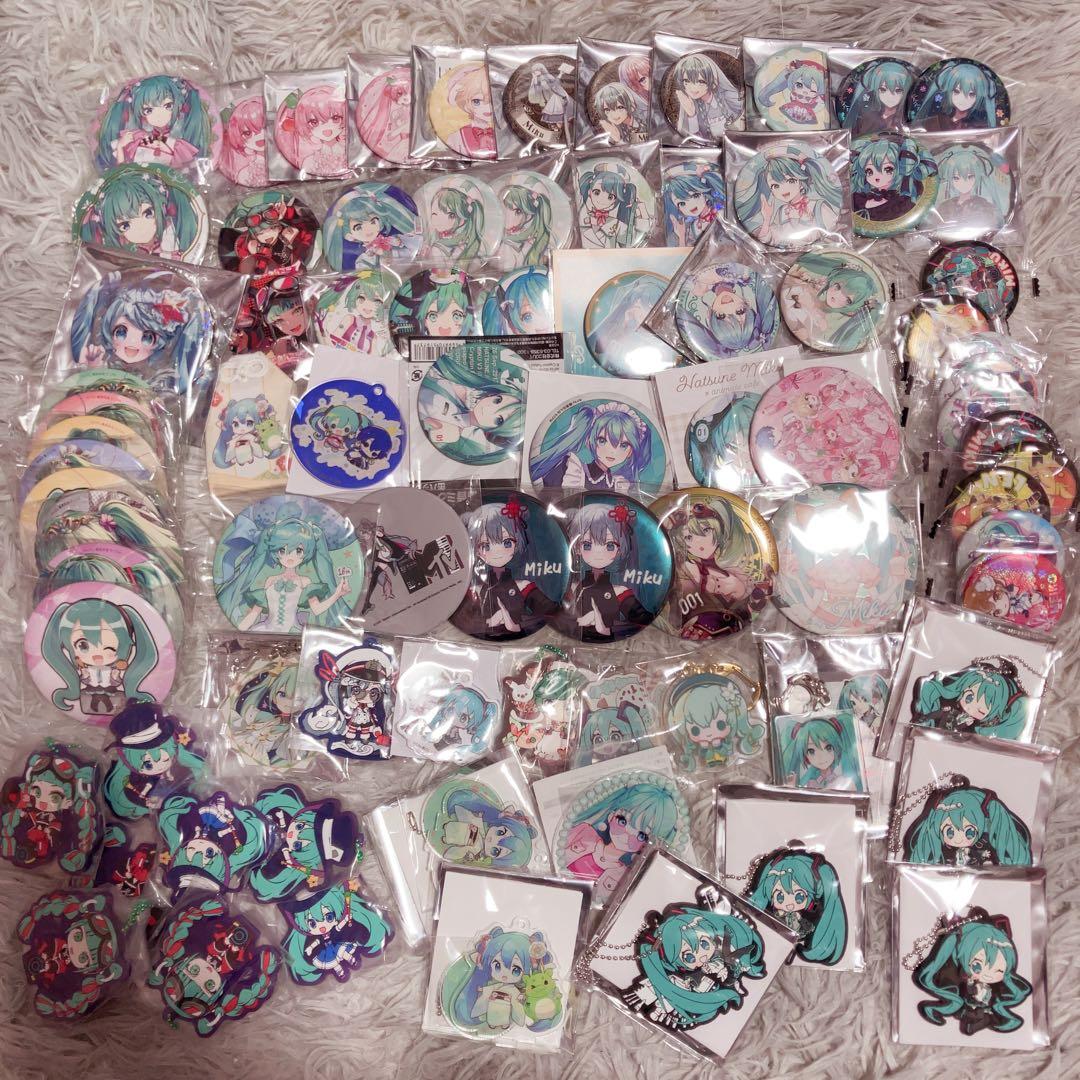 初音ミク 缶バッジ マジカルミライ ラバーキーホルダー
