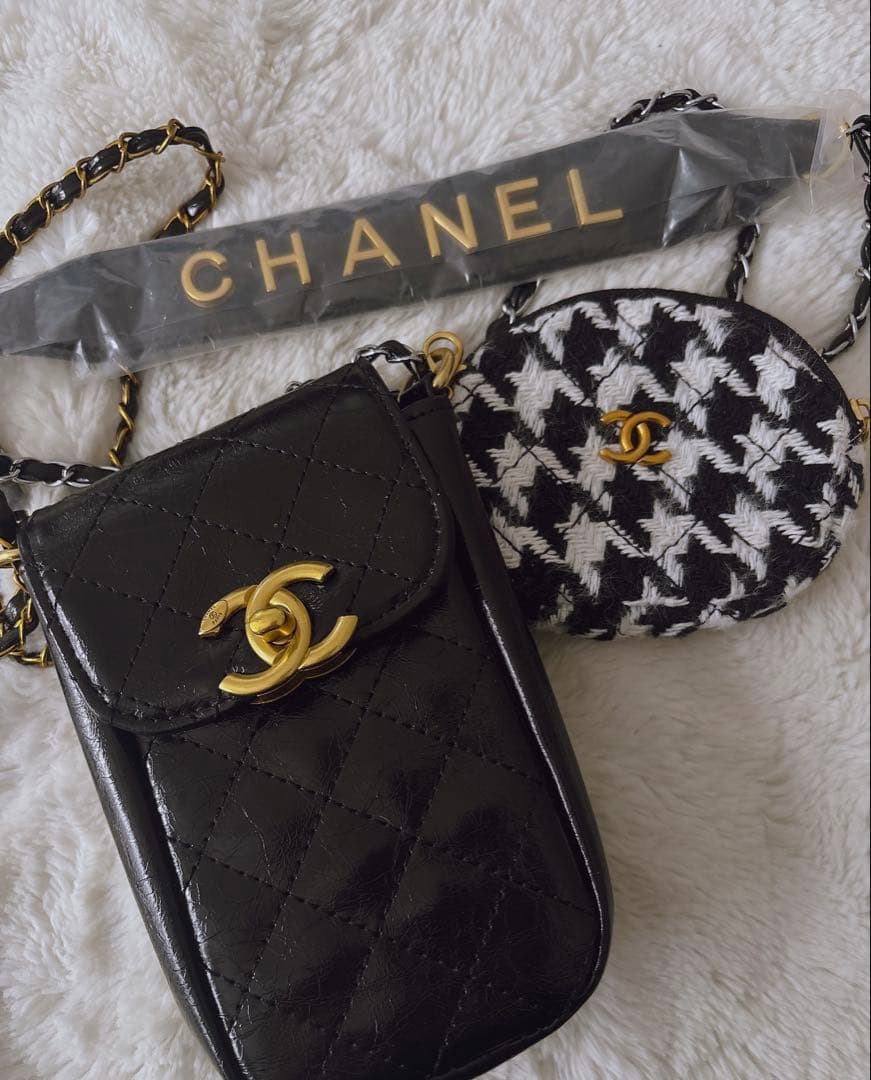 ノベルティースマホCHANEL キルティングバッグ セット