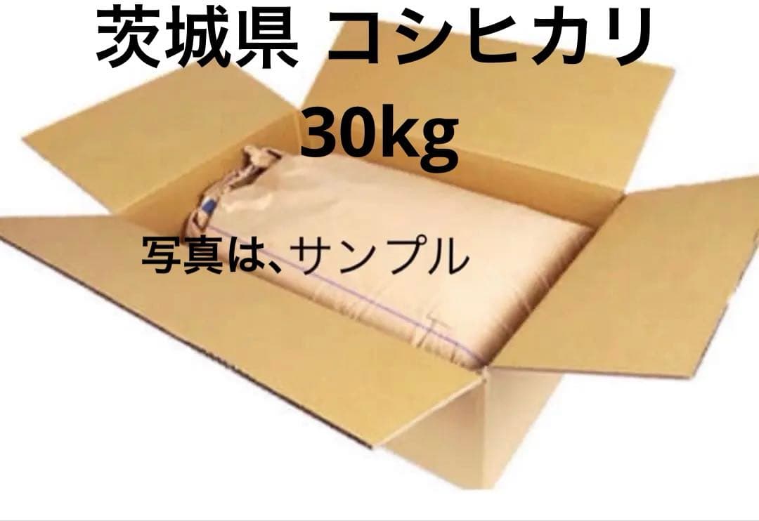 【令和7年米】茨城県産 コシヒカリ 30kg ③