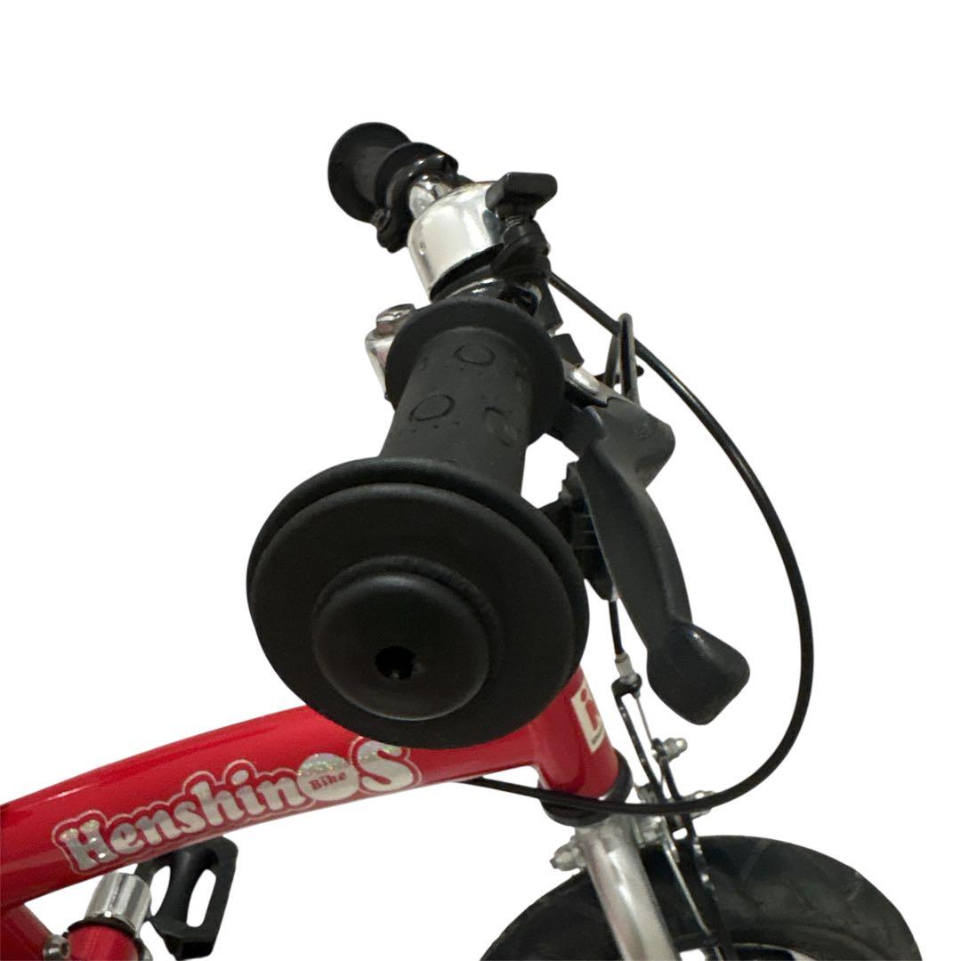 【美品・サビ極少】　へんしんバイク　12インチ レッド スタンド付