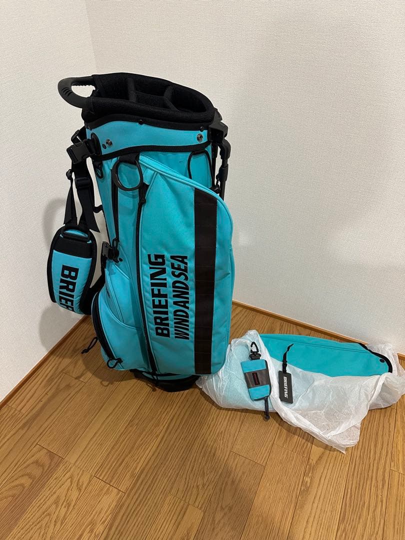 値下BRIEFING WINDANDSEAコラボ　キャディバッグ　ゴルフバッグ