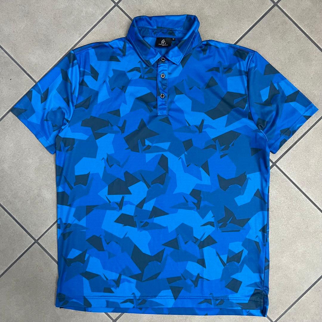 1piu1uguale3 GOLF ポロシャツ　メンズ　ゴルフ　カモフラ　迷彩