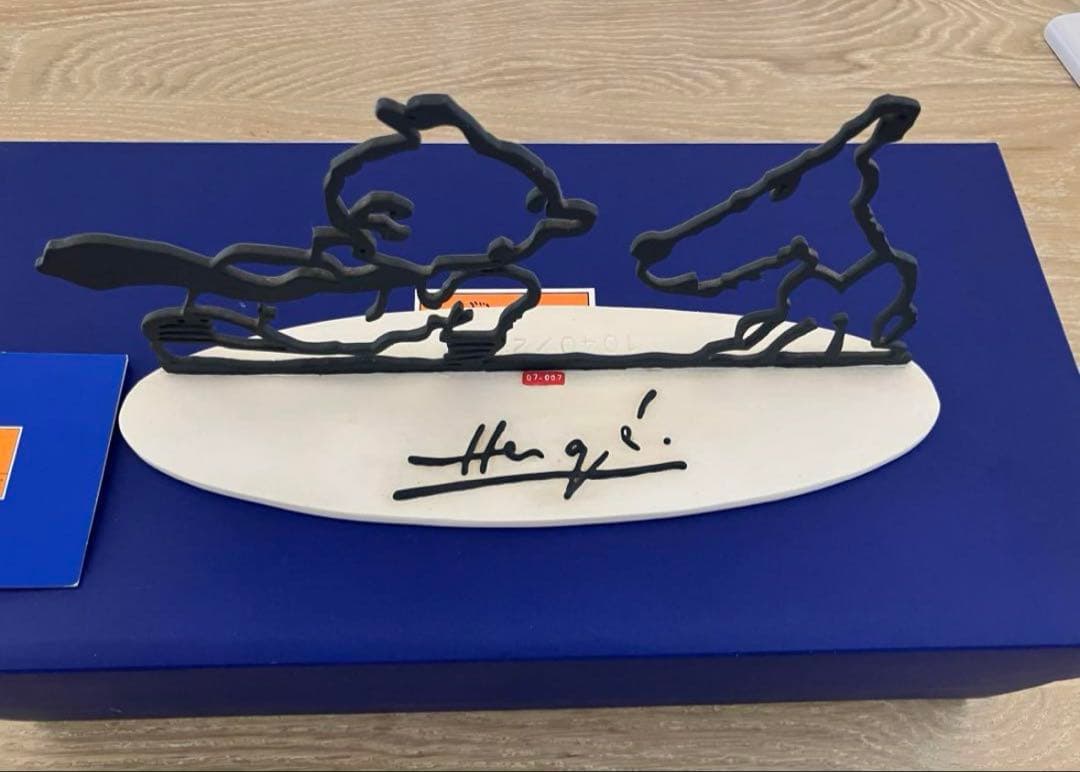 tintinの冒険　オブジェ　限定品　シリアルナンバー有り❗️タンタンの冒険