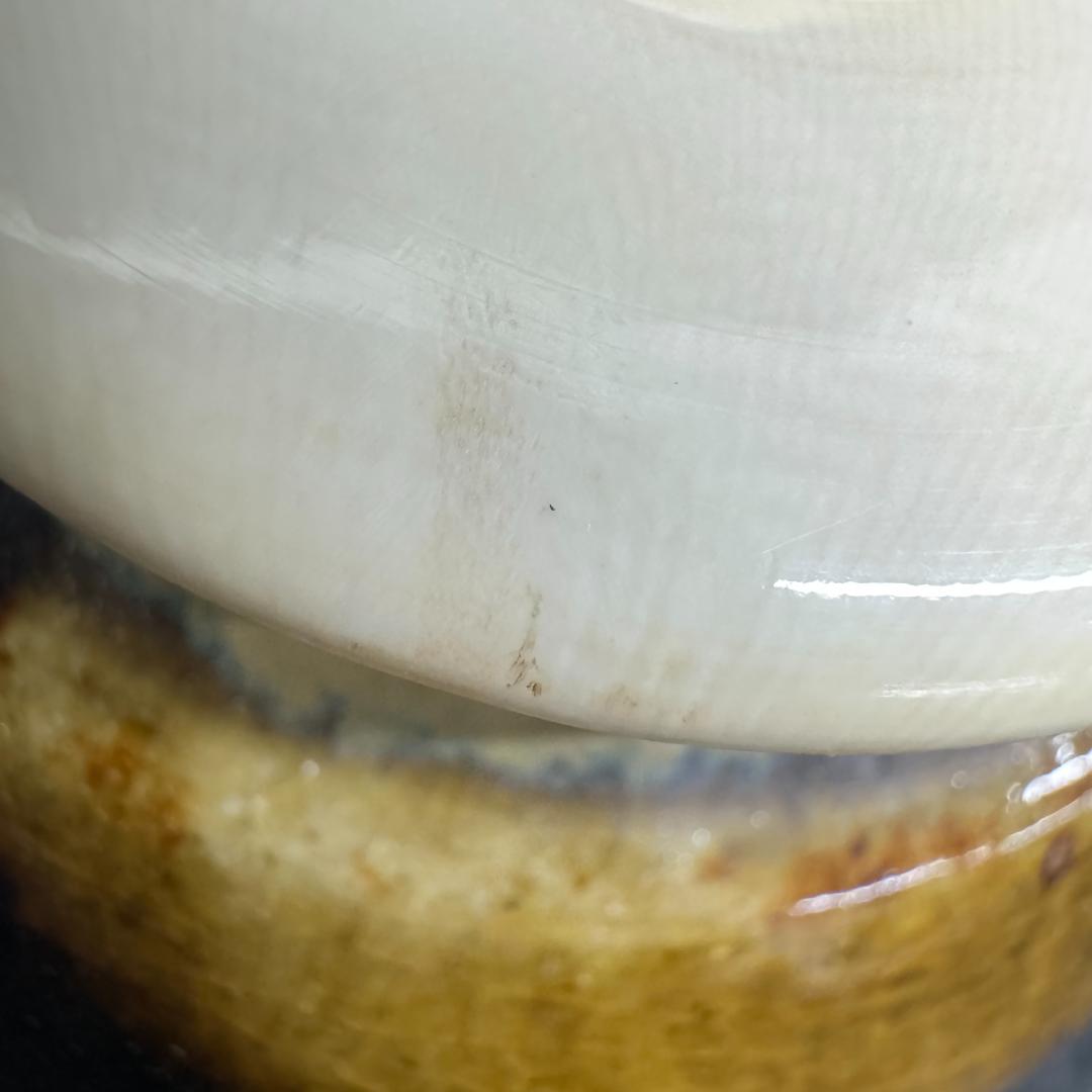 茶道具茶入　 膳所焼　陽炎園造　大海茶入