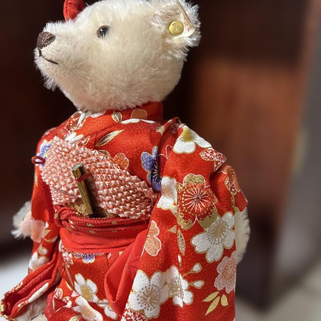 シュタイフ　白タグ　2000 Hatsuhime 鑑定書付き