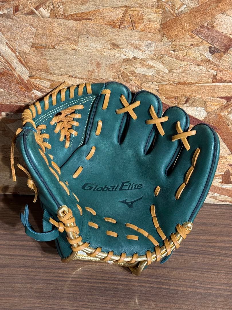 Mizuno Glove Elite ダークグリーン　練習用