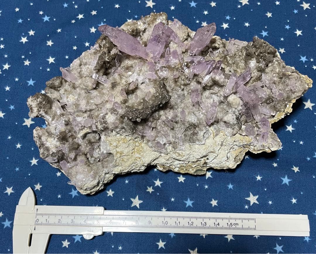 メキシコ ベラクルス州産 ベラクルスアメジスト 母岩付き原石