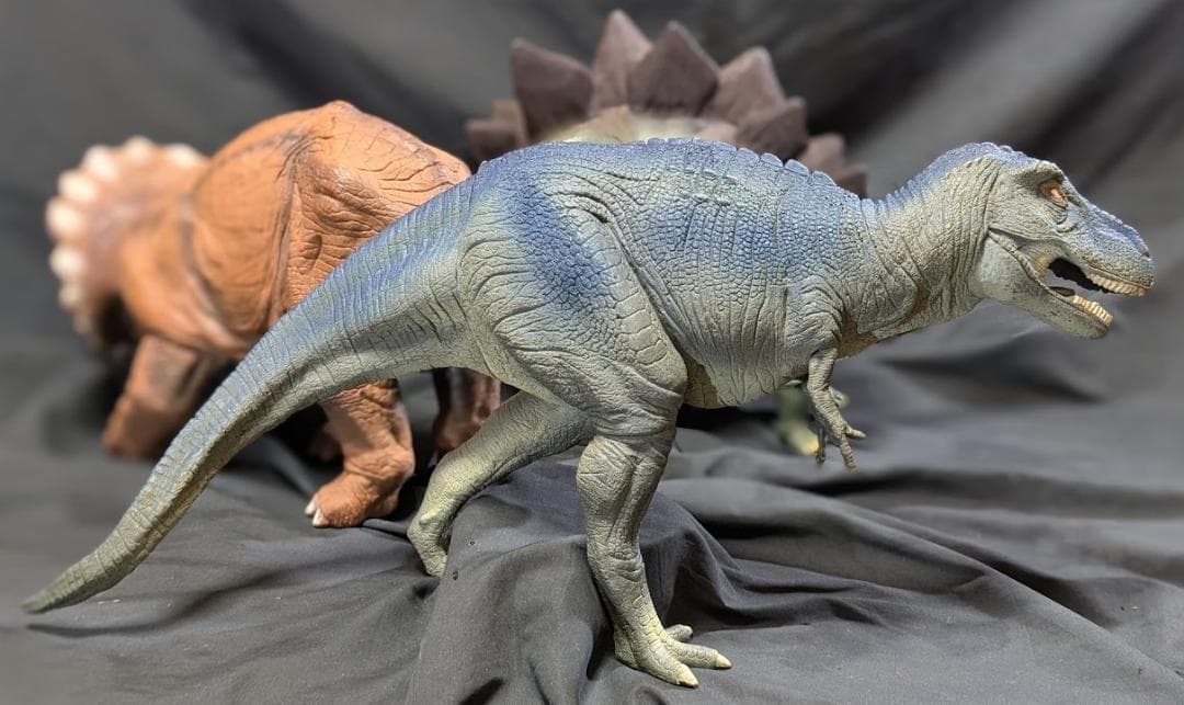 超恐竜ティラノサウルス＆トリケラトプス＆ステゴサウルス（バンダイ）３体セット