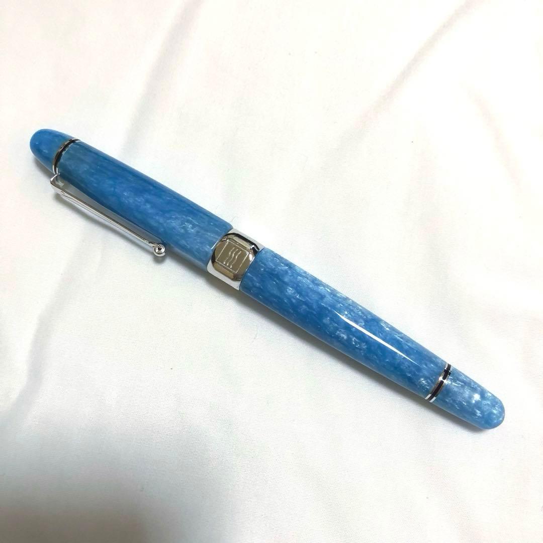 デルタ万年筆　カプリコレクション　ラ・ピアッツェッタ　スカイブルーM