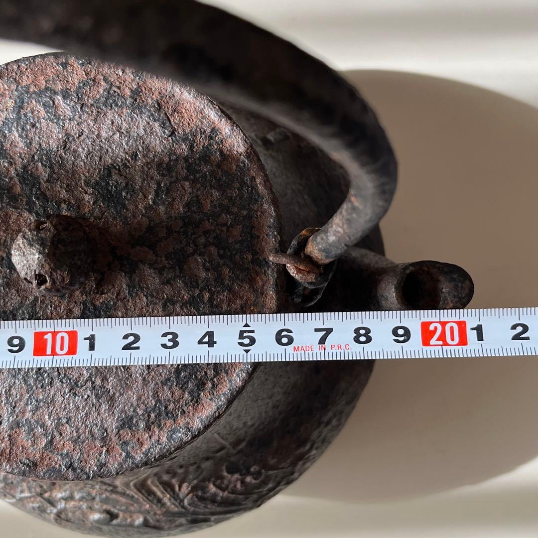 鉄瓶 錆 南部鉄器　天祐堂 茶道具 囲炉裏 炉端 鉄分補給