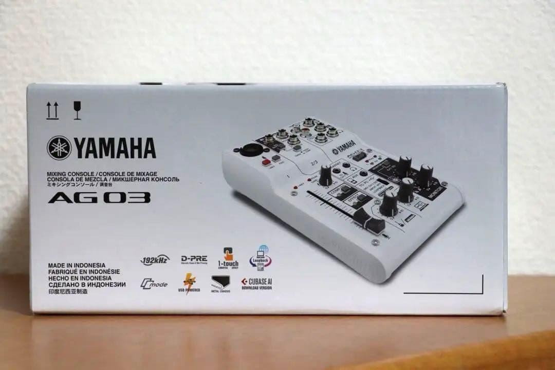 新品 YAMAHA AG03 ミキサー