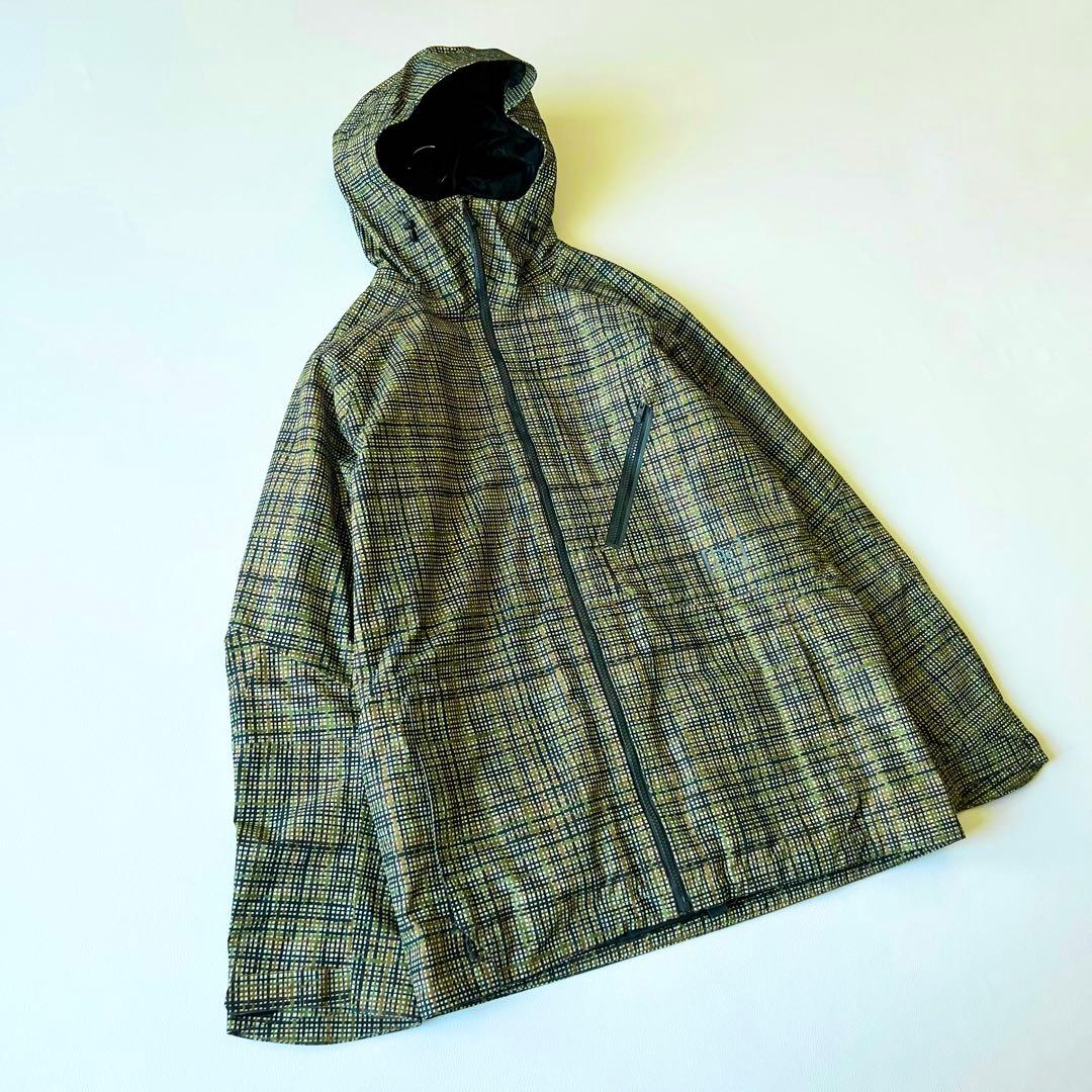 3245【美品】バートン　ジャケット akゴアテックス チェック総柄サイクリック