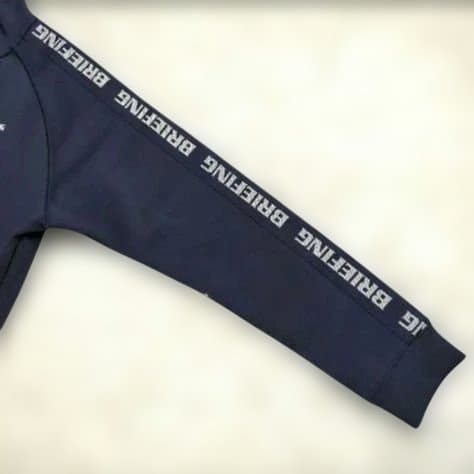 ♦レディース♦　ブリーフィング　ブルゾン　サイドロゴ　ネイビー サイズL