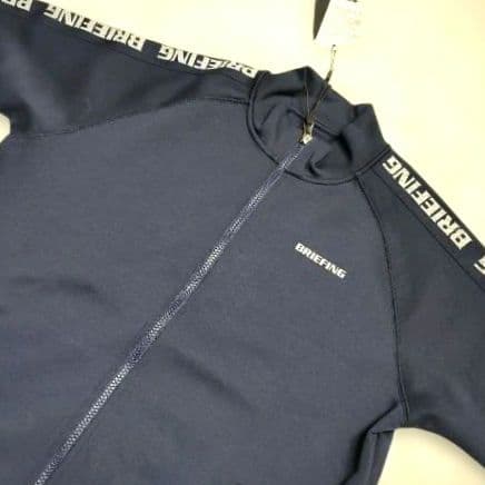 ♦レディース♦　ブリーフィング　ブルゾン　サイドロゴ　ネイビー サイズL