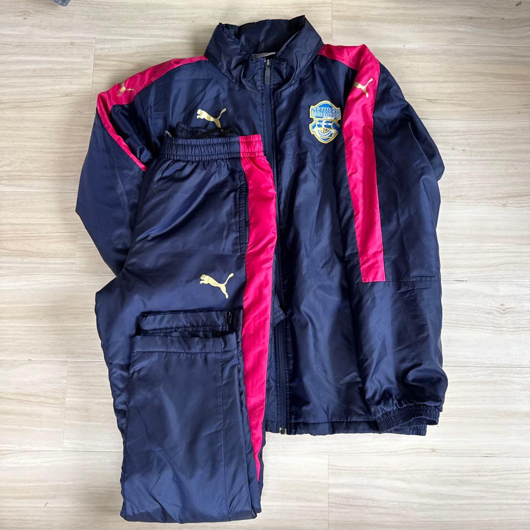 瀬戸内高校サッカー　ウォーマー上下セット