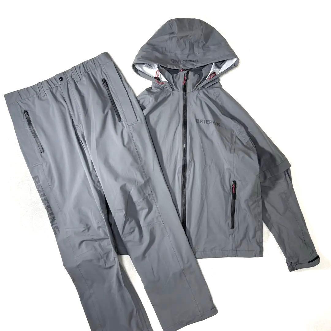 美品 BRIEFING MENS WATER PROOF FZ セットアップ