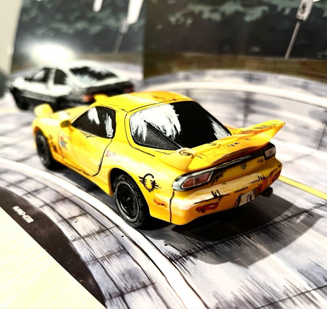 頭文字D 漫画風　二次元塗装