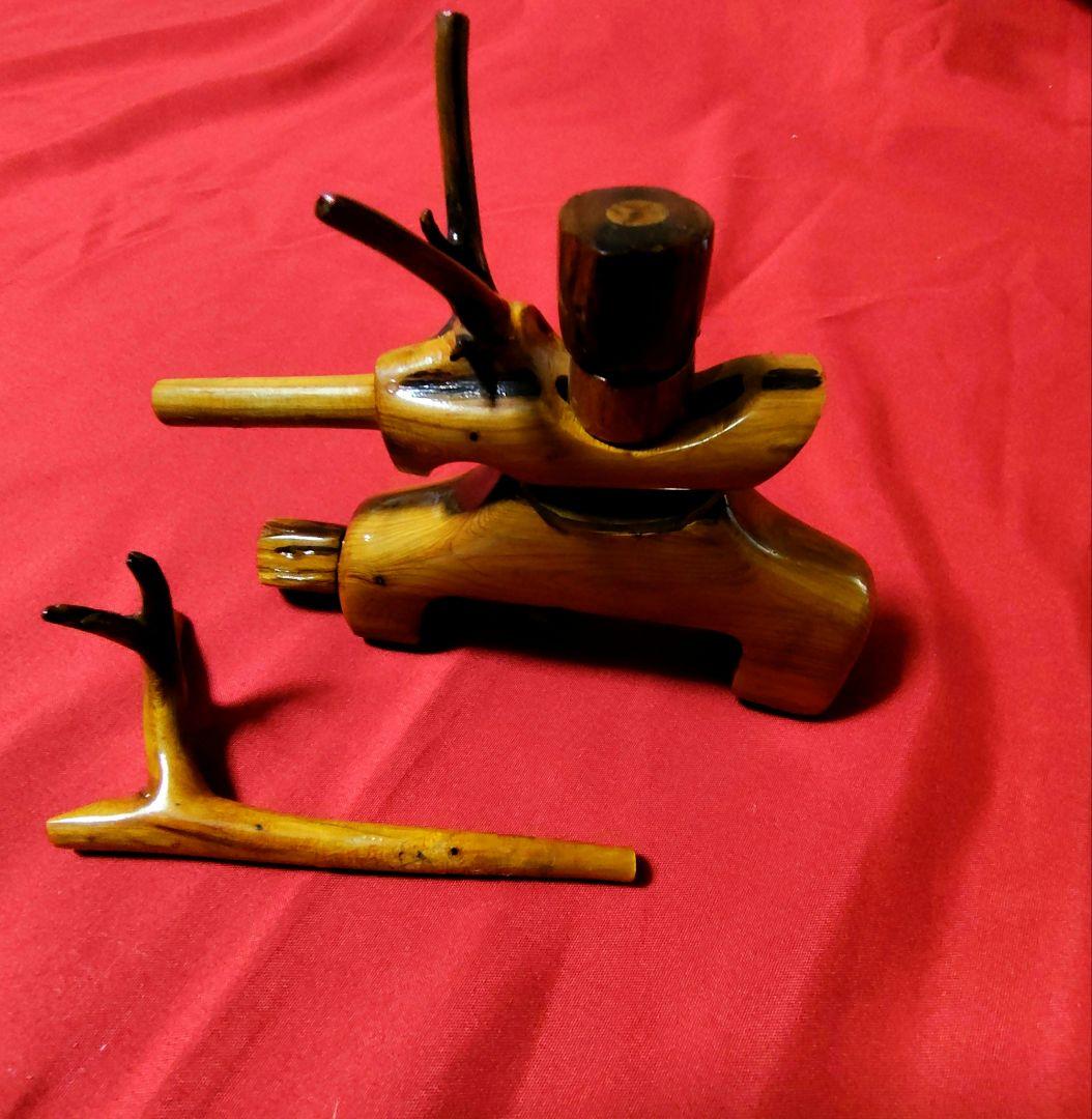 ヘラブナ釣り★小型杜松弓型万力・竿枕・短竿オススメ！234一点物です