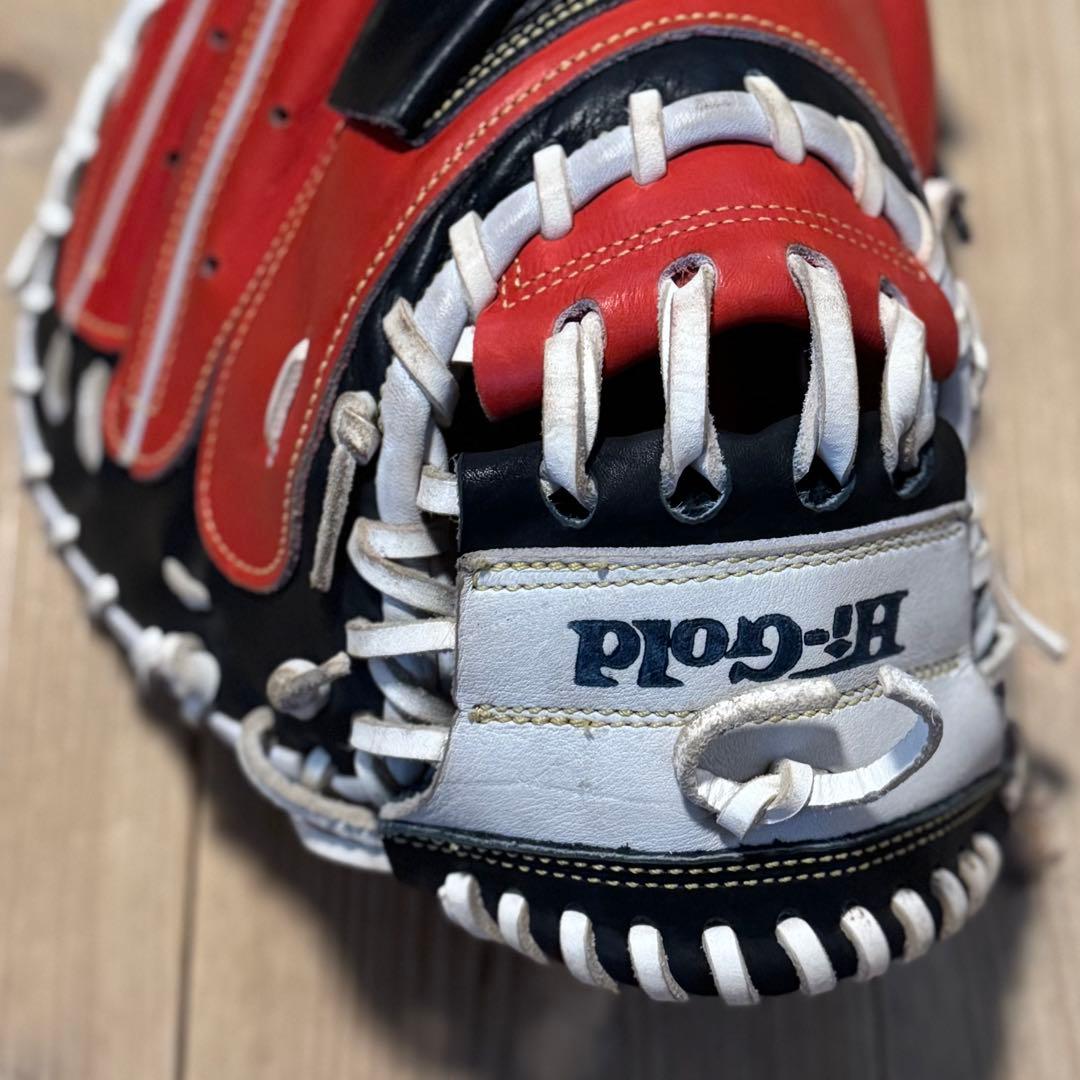 ハイゴールド　軟式キャッチャーミット　左投げ