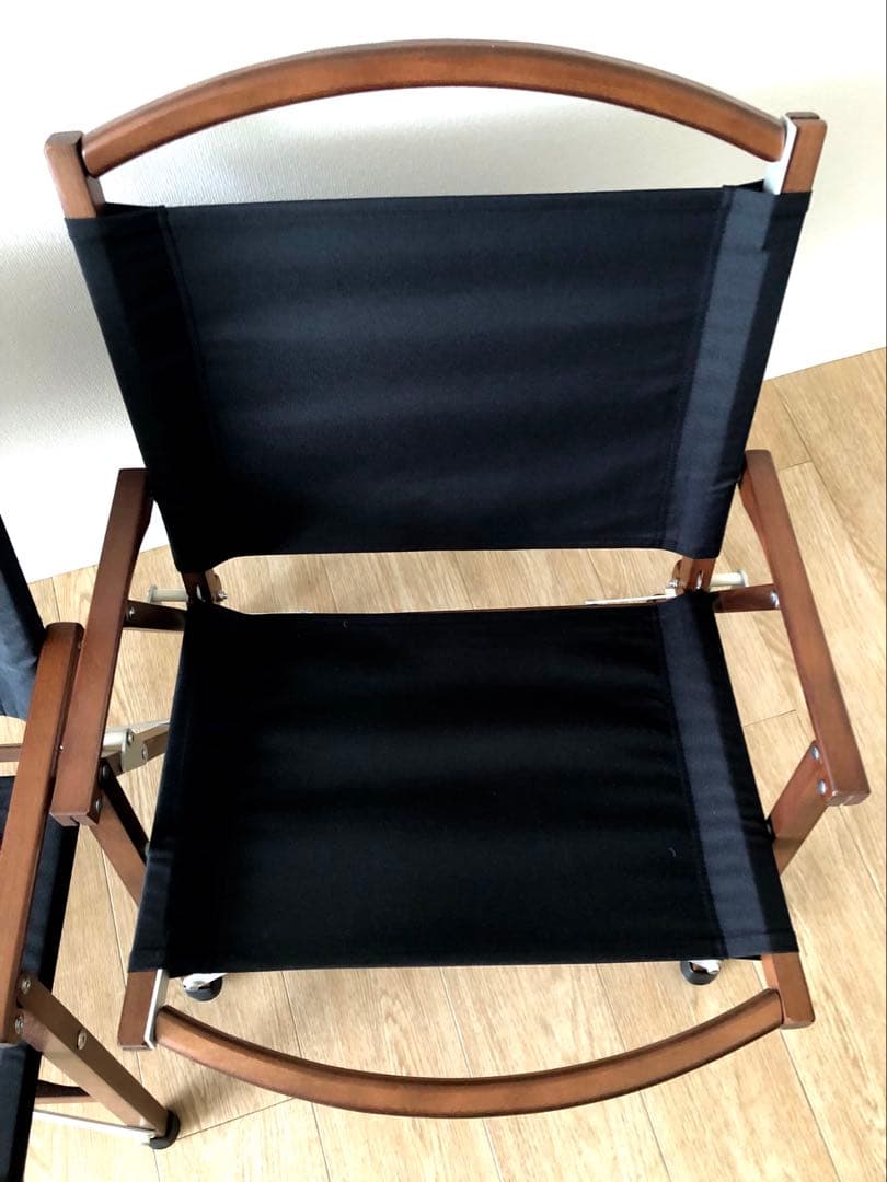 ２脚セット　未使用　開封済　カーミットチェア　同規格品　オーク　収納袋あり