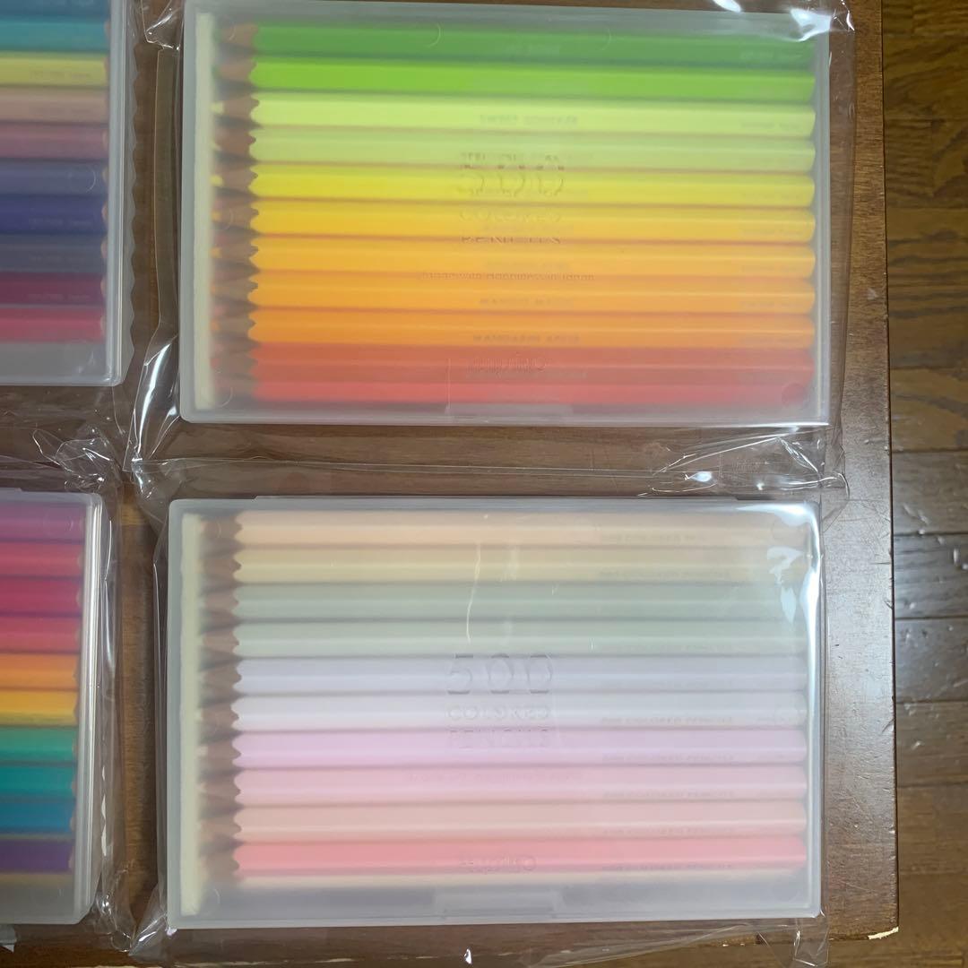 500本 カラフル色鉛筆セット