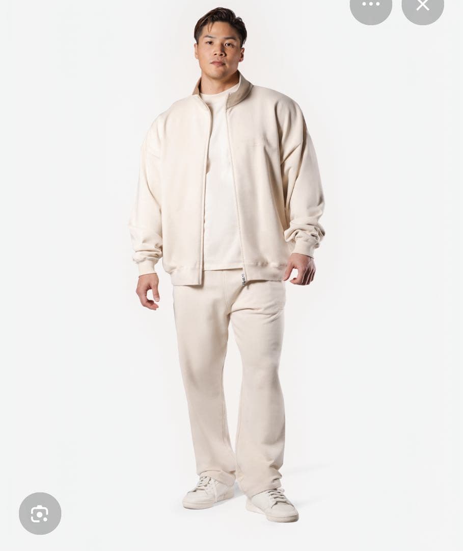 LYFTオーバーサイズジップアップスウェット