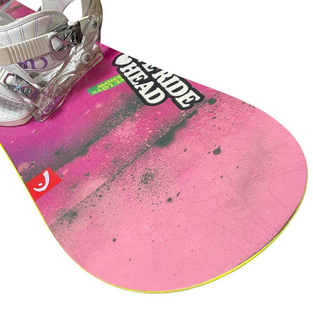 【初心者でも乗り易い】スノボドセット「HEAD×BURTON」138 レディース