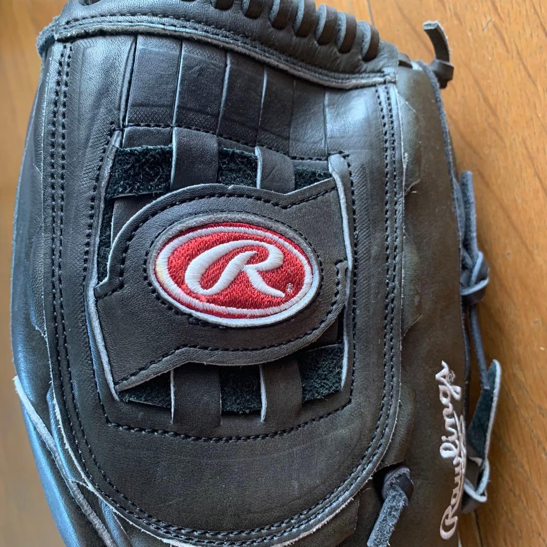 Rawlings 軟式グローブ 投手用 黒（ランディージョンソンモデル）