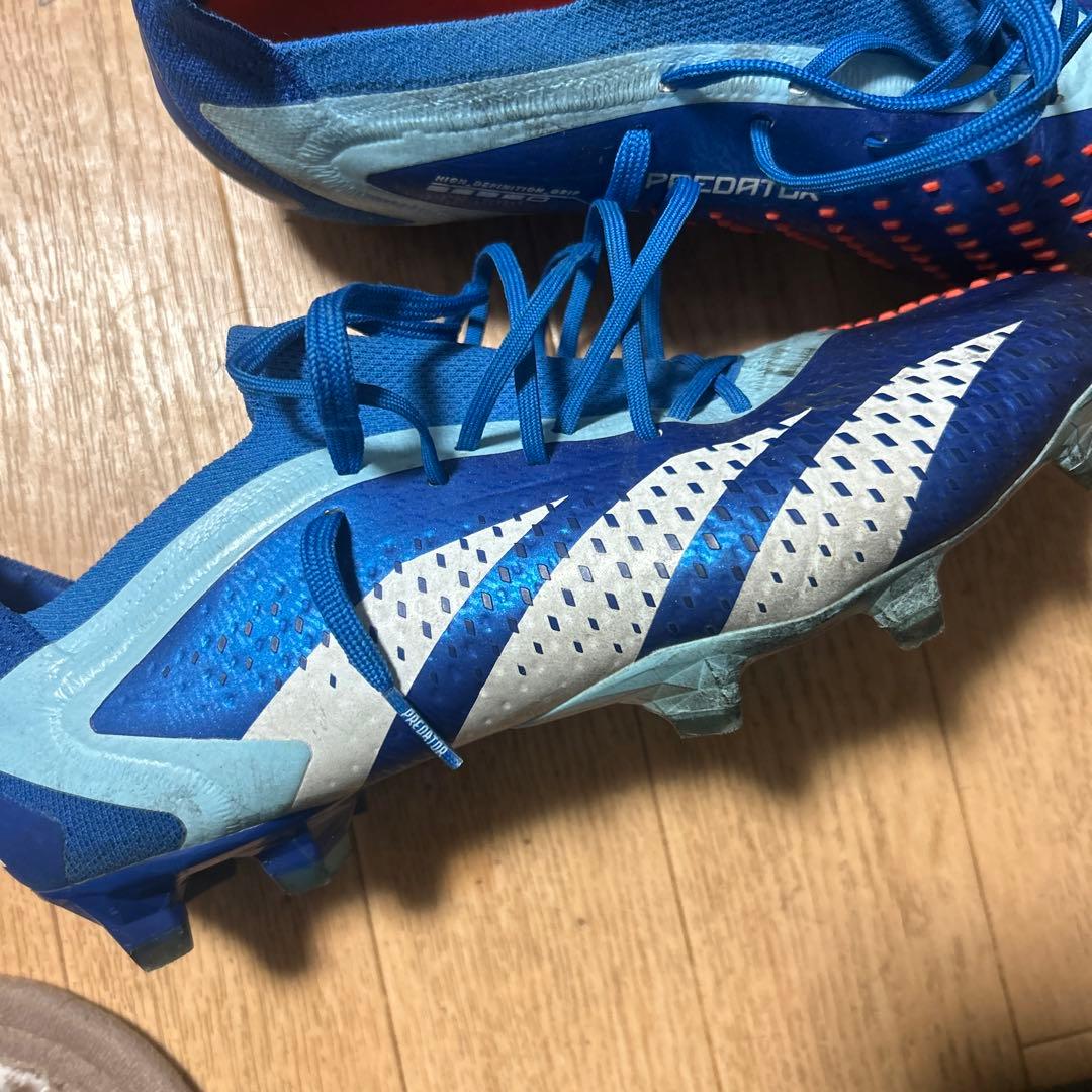 PREDATOR スパイクシューズ 青/オレンジ