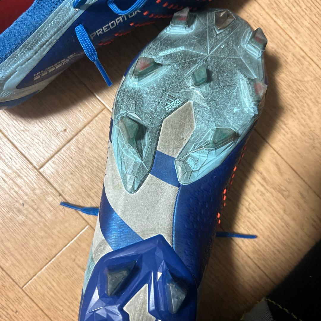 PREDATOR スパイクシューズ 青/オレンジ